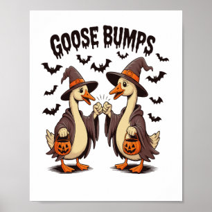 Goose Bumps Halloween Witch Fall Poster