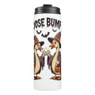 Goose Bumps Halloween Witch Fall Thermal Tumbler