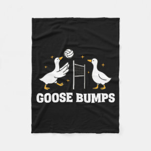 Goose Bumps Volleyball  Fleece Blanket