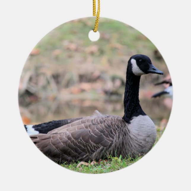 Goose Ceramic Ornament (Front)
