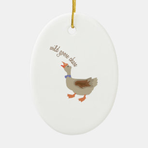 Goose Chase Ceramic Tree Decoration