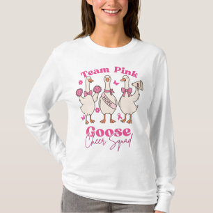 Goose Cheer Squad - Team Pink Awareness T-Shirt