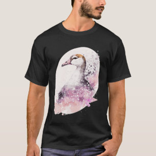 Goose Cherry Blossom Japanese Sakura Goose T-Shirt