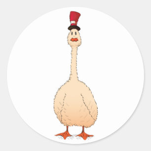 goose classic round sticker