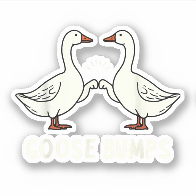Goose Couple Funny Goose Bumps Sarcastic Goose Lov (Front)