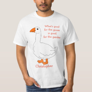 Goose Design Personalised T-Shirt