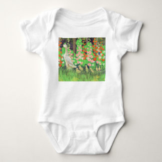 Goose family baby bodysuit