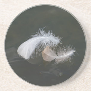 Goose Feathers Floating Coaster