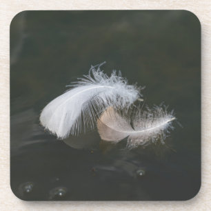 Goose Feathers Floating Coaster