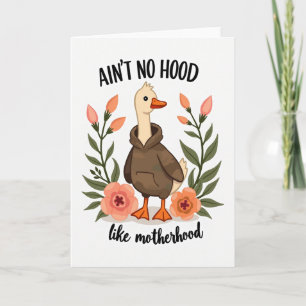Goose Floral Mothers Day Card