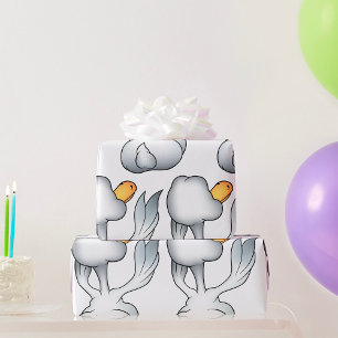 Goose From The Back Wrapping Paper