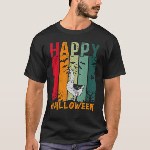 Goose  Girls Boys Retro Style Halloween Dinner Par T-Shirt
