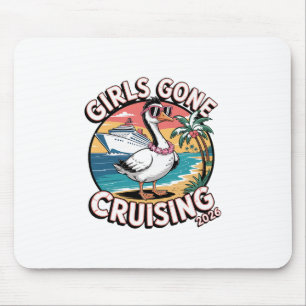 Goose Girls Gone Cruising 2026 Cruise Vacation Tri Mouse Pad