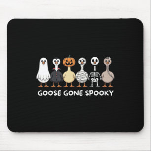 Goose Gone Spooky Halloween Costume Ghost For Fall Mouse Pad