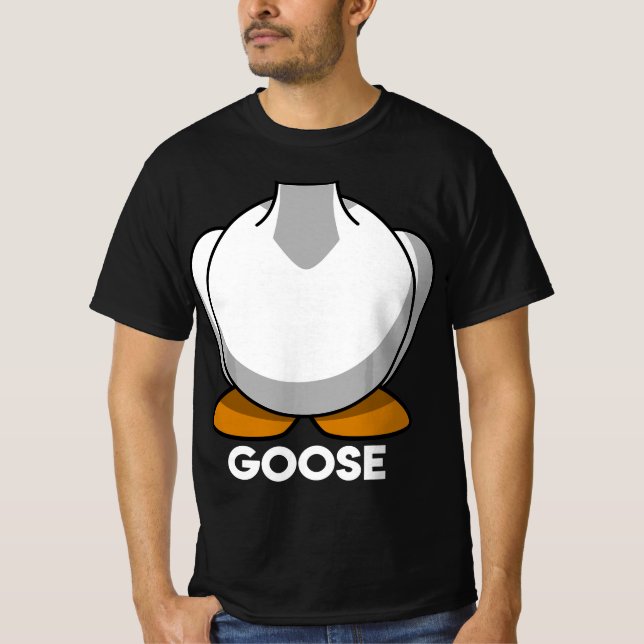 Goose Halloween Couple Friend Group Costume T-Shirt (Front)