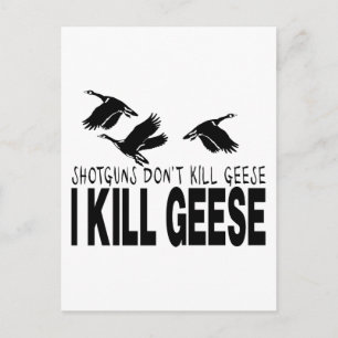 GOOSE HUNTING POSTCARD