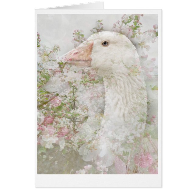Goose in Blossoms (Front)