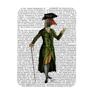 Goose in Green Regency Coat 2 Magnet