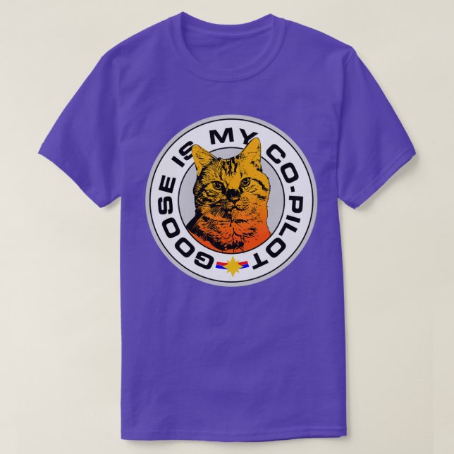 Goose Is My Copilot challenge coin flerken variant T-Shirt (Design Front)