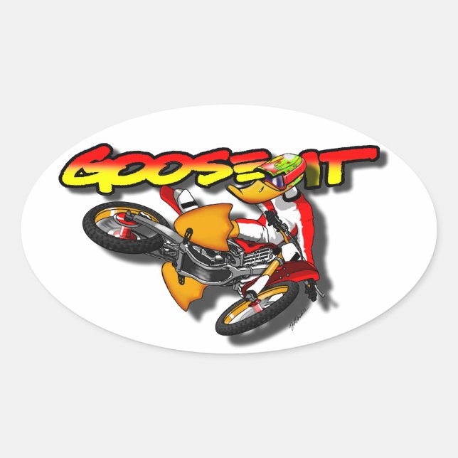 Goose It whip sticker set (Front)