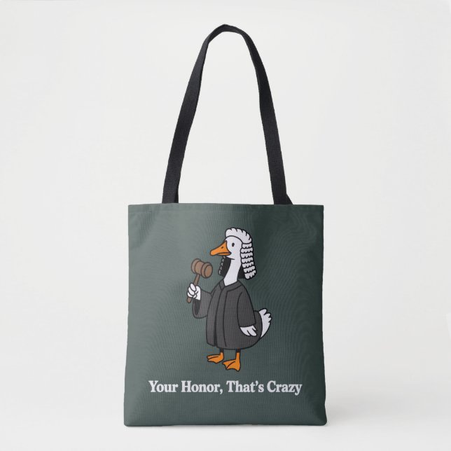 Goose Lawyer Law School Graduation Gift Funny  Tote Bag (Front)