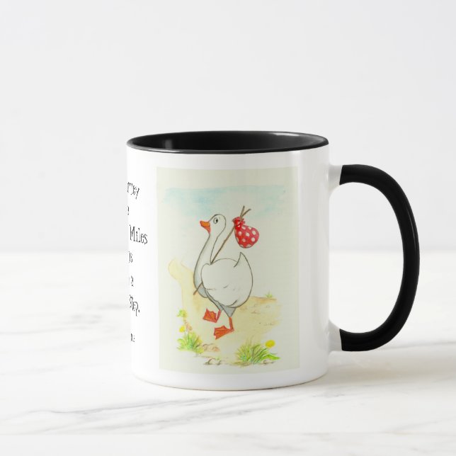 'Goose' motivational Mug with Confucius Quote (Right)