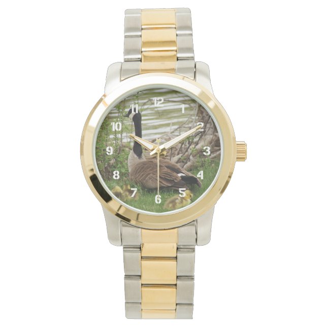 Goose Mum and Babies Watch (Front)