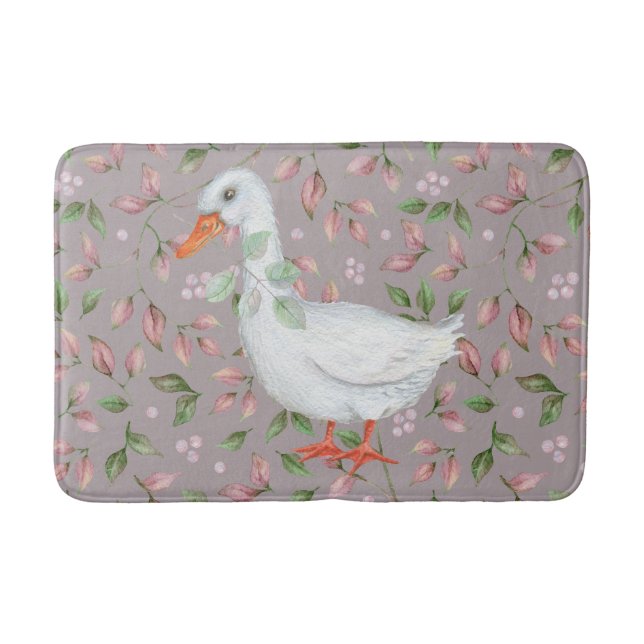 Goose On The Loose Bath Mat (Front)