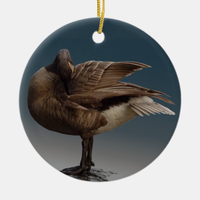 Goose Ornament Personalised Canada Goose Souvenir (Front)