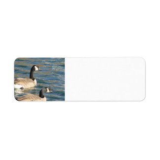 Goose Pair Return Address Label
