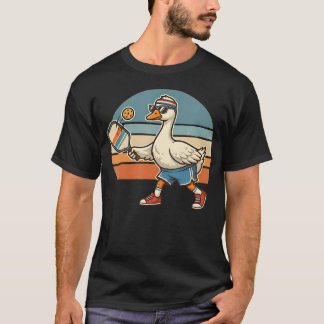 Goose Pickleball Sport Player Animal Boys Pickle T-Shirt