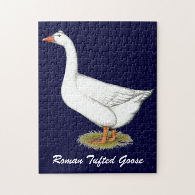 Goose Roman Tufted Jigsaw Puzzle (Vertical)