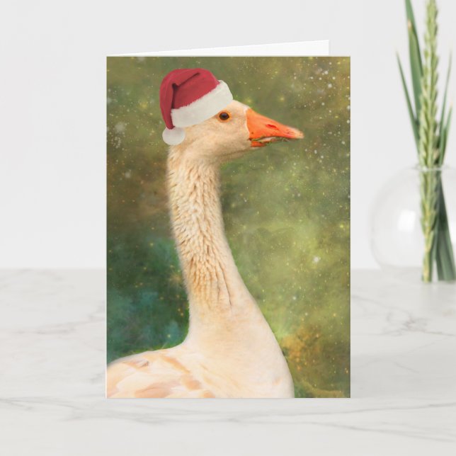 Goose Season's Greetings  Holiday Card (Front)