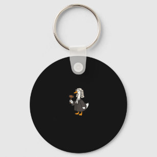 Goose silly lawyer law student school graduation key ring