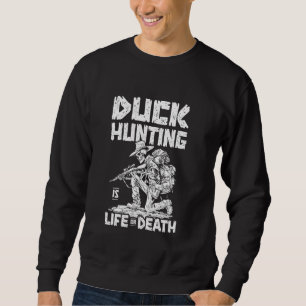 Goose Skeleton - Geese Hunt Hunter Duck Hunting Sweatshirt