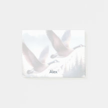 Goose Sticky Notes, Personalised Geese