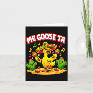 Goose Ta Funny Goose Pun Fiesta Humour Cinco De Card