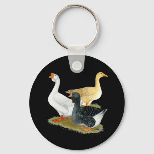 Goose Trio Key Ring