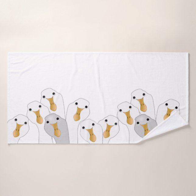 Goose Who Bath Towel (Bath Towel)