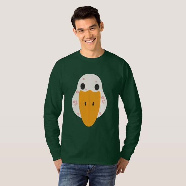 Goose With Pimples Long Sleeve T-Shirt (Front Full)