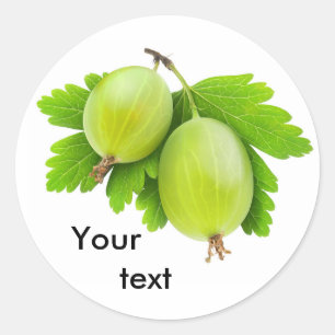 Gooseberries Classic Round Sticker