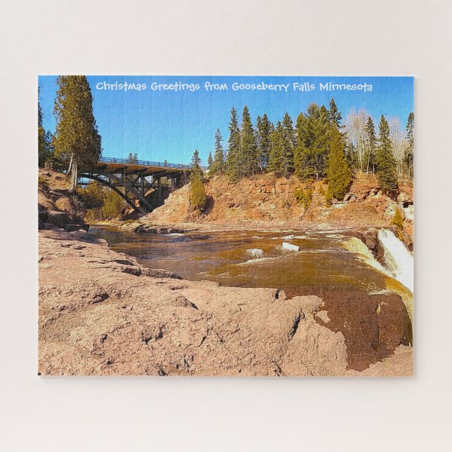 Gooseberry Falls Minnesota. Jigsaw Puzzle (Horizontal)