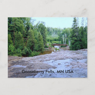 Gooseberry Falls, MN USA Postcard