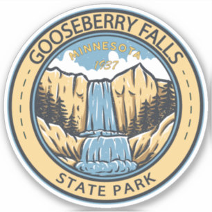 Gooseberry Falls State Park Minnesota Badge