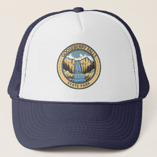 Gooseberry Falls State Park Minnesota Badge Trucker Hat