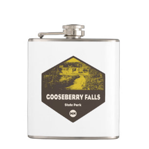 Gooseberry Falls State Park Minnesota Hip Flask