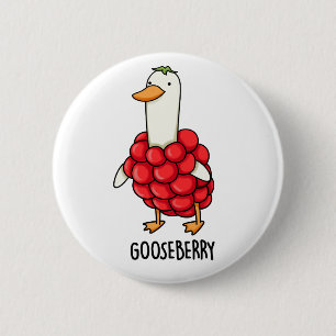 Gooseberry Funny Berry Pun 6 Cm Round Badge