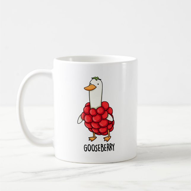 Gooseberry Funny Berry Pun  Coffee Mug (Left)