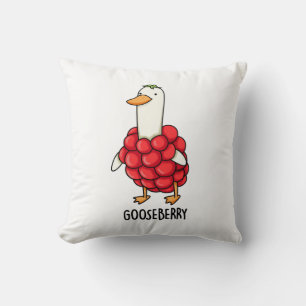 Gooseberry Funny Berry Pun  Cushion