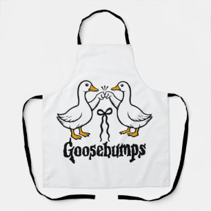 Goosebumps Silly Goose Funny Best Friends Apron